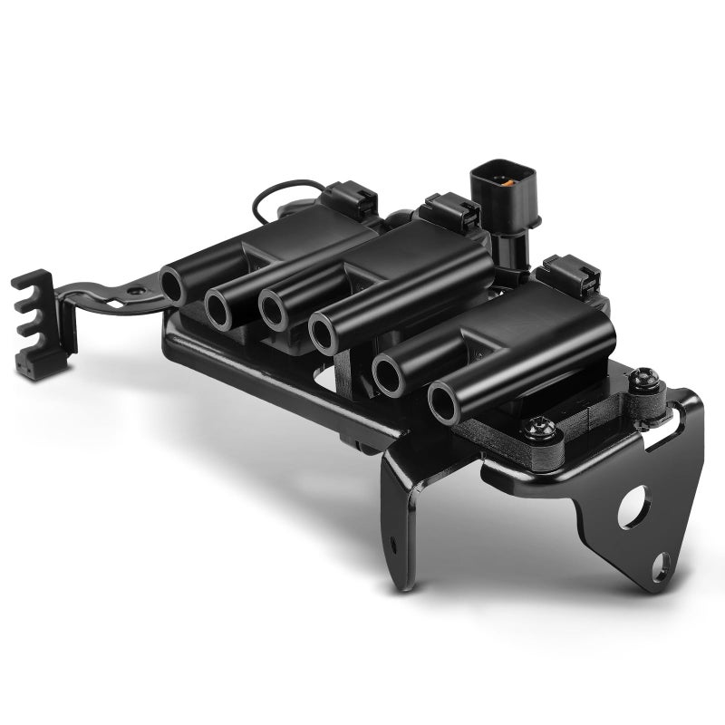 YHTAUTO Ignition Coil Replacement for 2001-2006 Hyundai Santa Fe 2.7L V6, 2003-2008 Tiburon 2.7L V6 Replace C1352 27301-37110 - Image 1